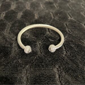 Park Lane ‘In Style’ Genuine Swarovski and CZ Silvertone Bracelet